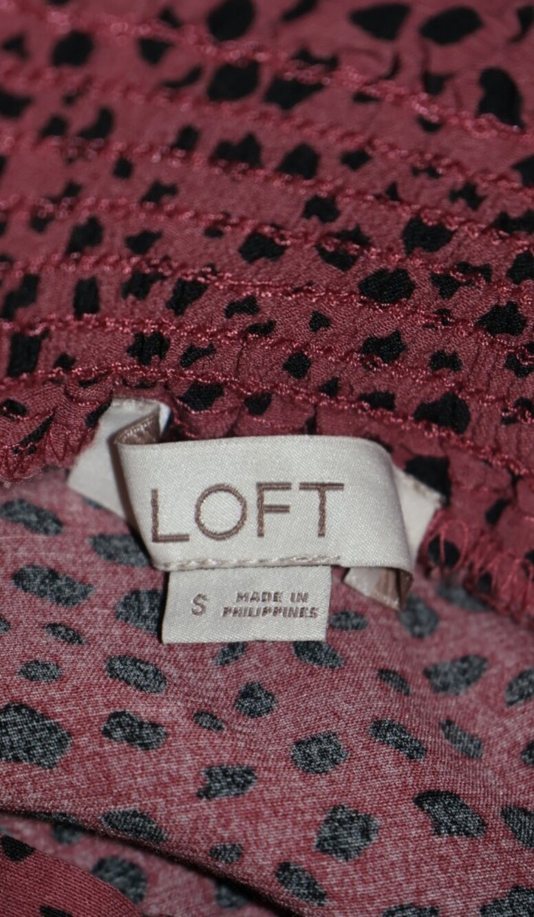 LOFT Leopard Print Pull-On Midi-to-Maxi Skirt. - Picture 3 of 5
